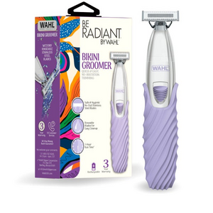 Be Radiant By Wahl Cordless Rechargeable Bikini Groomer in Purple